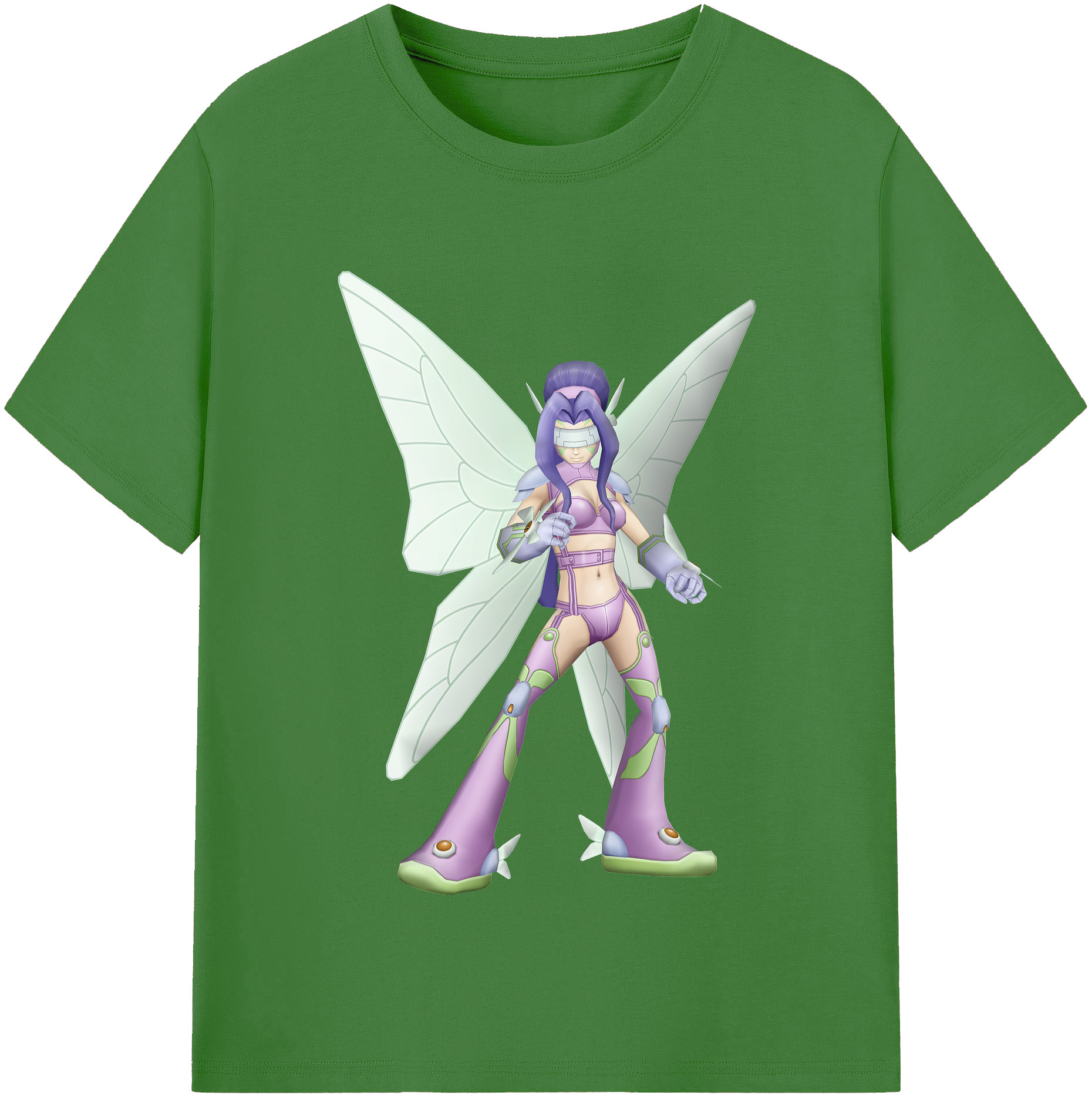 （画像用） Digimon デジタルモンスター/デジモン レディースカジュアルプリントTシャツ（綿100％）